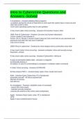 Intro to Cybercrime Questions and Answers -Solved