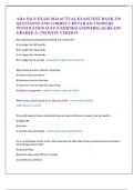 PALS Exam 2024 Test Bank &vert; 230 actual-style questions&comma; correct answers&comma; and detailed rationales &vert;