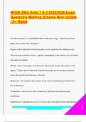 NFDN 2004 EXAM PACKAGE DEAL QUESTIONS AND VERIFIED DETAILED ANSWERS &vert; 100&percnt; GUARANTEED PASS &vert; ALREADY GRADED A&plus;