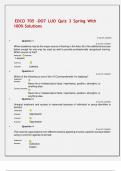 EDCO 705 &ndash;DO7 LUO Quiz 3 Spring With  100&percnt; Solutions