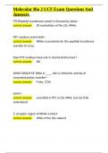 Molecular Bio 2 UCF Exam Questions And Answers&period;docx