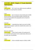 UCF BSC 2010C Chapter 17 Exam Questions And Answers&period;docx