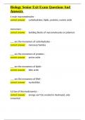 Biology Senior Exit Exam Questions And Answers&period;docx