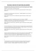 RPA EXAM 1 PRACTICE TEST QUESTIONS AND ANSWERS