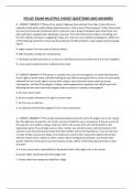 POLICE EXAM MULTIPLE CHOICE QUESTIONS AND ANSWERS