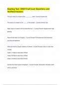 Boating Test- DNR Final Exam Questions and Verified Answers