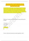 WGU C839 INTRO TO CRYPTOGRAPHY 2025 OA  PREPARATION TEST BANK WITH 400 REAL EXAM  QUESTIONS AND CORRE  WGU C839 INTRO TO CRYPTOGRAPHY 2025 OA PREPARATION TEST BANK WITH 400  REAL EXAM QUESTIONS AND CORRECT VERIFIED ANSWERS GRADED A&plus;&sol; C839 PREP  FOR OA AND