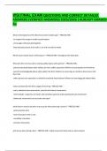 WSI FINAL EXAM QUESTIONS AND CORRECT DETAILED ANSWERS &lpar;VERIFIED ANSWERS&rpar; 2025&sol;2026 &vert;ALREADY GRADED  A&plus; 