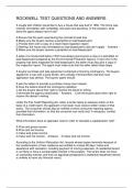 ROCKWELL TEST QUESTIONS AND ANSWERS
