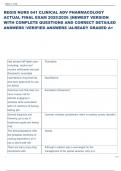 Exam &lpar;elaborations&rpar; NURS 641   