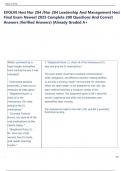 Exam &lpar;elaborations&rpar; Hesi Nur 204  