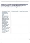 Exam &lpar;elaborations&rpar; Hesi Nur 204  