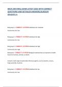 MICR 290 FINAL EXAM LATEST 2025 WITH CORRECT QUESTIONS AND DETAILED ANSWERS&sol;ALREADY GRADED A&plus;