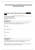 HSCO 500-Quiz History Skills Ethical Standards-Redacted 2025 Liberty University
