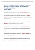 EVS 317 Beekeeping Exam Newest 2025 Actual Exam Complete Questions and Well Detailed Answers Already &lpar;Graded A&plus;&rpar; Latest version