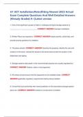 U1 UST Installation&sol;Retrofitting Newest 2025 Actual Exam Complete Questions And Well Detailed Answers &vert;Already Graded A&plus;&vert;Latest version