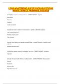 LEAD ABATEMENT SUPERVISOR QUESTIONS WITH CORRECT ANSWERS 2025&sol;2026