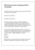 D027 Practice Exam - 2 questions WITH ANSWERS