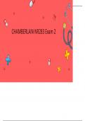 CHAMBERLAIN NR283 Exam 2 With expert solutions &vert; Latest Update 2025-2026