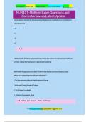 NUR401 &ndash; Midterm Exam Questions and Correct Answers &vert; Latest Update