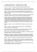 JOURNALISM FBLA EXAM STUDY GUIDE