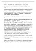 FBLA JOURNALISM QUESTIONS & ANSWERS