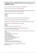 Air MEthods Exam UPDATED ACTUAL Exam Questions and CORRECT Answers