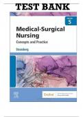 TEST BANK for Medical-Surgical Nursing 5th Edition by Stromberg Holly&period; &lpar;Complete Chapters 1-49&rpar;