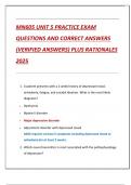 Compilation bundle for MN605 ADVANCED PHARMACOLOGY EXAMS QUESTIONS AND CORRECT ANSWERS &lpar;VERIFIED ANSWERS&rpar; PLUS RATIONALES 2025