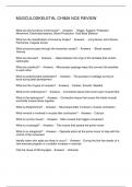 MUSCULOSKELETAL CHIMA NCE REVIEW