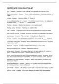 CHIMA NCE EXAM ELOT QUIZ
