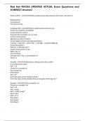 Red Hat RHCSA UPDATED ACTUAL Exam Questions and CORRECT Answers