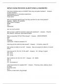 MPJE EXAM REVIEW QUESTIONS & ANSWERS