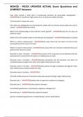 NDHCB - MOCK UPDATED ACTUAL Exam Questions and CORRECT Answers