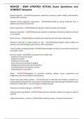 NDHCB - D&W UPDATED ACTUAL Exam Questions and CORRECT Answers