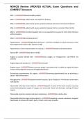 NDHCB Review UPDATED ACTUAL Exam Questions and CORRECT Answers