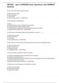 SWT301 - part 4 UPDATED Exam Questions and CORRECT Answers
