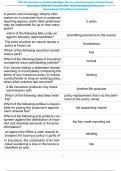 WI Life Insurance Verified Multiple Choice and Conceptual Actual Exam  Questions With Reviewed 100&percnt; Correct Detailed Answers   Guaranteed Pass&excl;&excl;Current Update 