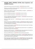 HIMARS AMMO UPDATED ACTUAL Exam Questions and CORRECT Answers