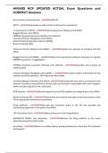 HIMARS NCF UPDATED ACTUAL Exam Questions and CORRECT Answers