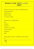 MCBAP CAADC TEST PREP QUESTIONS AND ANSWERS 2025