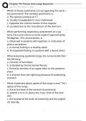 Chapter 19&colon; Thorax and Lungs &lpar;by Jarvis&rpar;