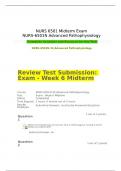 NURS-6501N-32&comma; ADVANCED PATHOPHYSIOLOGY MIDTERM EXAM Questions & answers