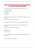 WGU D184 2025&vert;Complete Exam Test Questions with Correct Answers 2025&sol;2026
