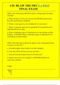 LSU BLAW 3201 FRY FINAL EXAM QUESTIONS AND ANSWERS 2025