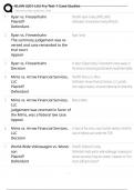 BLAW 3201 LSU Fry Test 1 Case Studies