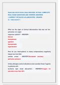 Heartcode ACLS Online Class 2025&sol;2026  ACTUAL COMPLETE  REAL EXAM QUESTIONS AND VERIFIED ANSWERS                               &lpar; CORRECT DETAILED & ELABORATED&rpar;  GRADED                               A&plus; &sol; fully solved &excl;&excl;