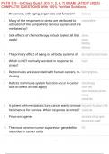 PATH 370 - In Class Quiz 1 &lpar;Ch&period; 1&comma; 2&comma; 4&comma; 7&rpar; EXAM LATEST &lpar;2025&rpar; COMPLETE QUESTIONS With 100&percnt; Verified Solutions&comma;
