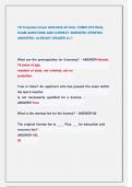 TN Timeshare Exam 2025&sol;2026 ACTUAL COMPLETE REAL  EXAM QUESTIONS AND CORRECT ANSWERS &lpar;VERIFIED  ANSWERS &rpar; ALREADY GRADED A&plus;&excl;&excl; 