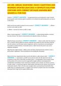LGS 200- ABIGAIL HAMMOND- EXAM 2 QUESTIONS AND ANSWERS UPDATED 2024&sol;2025 A COMPLETE SOLUTION CONTAINS 100&percnt; CORRECT DETAILED ANSWERS BEST GRADED A&plus; FOR PASS